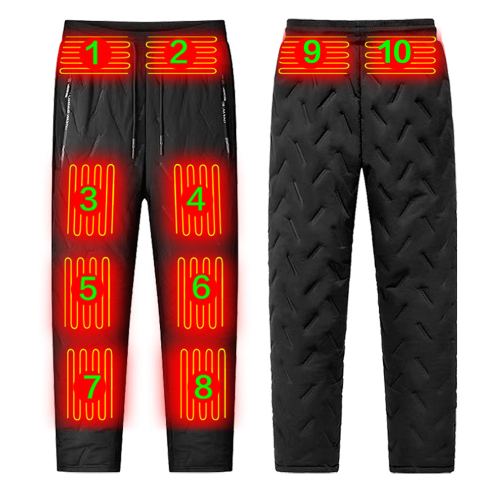 Winter Clothing Hiking - Unisex Elektrikli Termal Pantolon 10 Isıtma