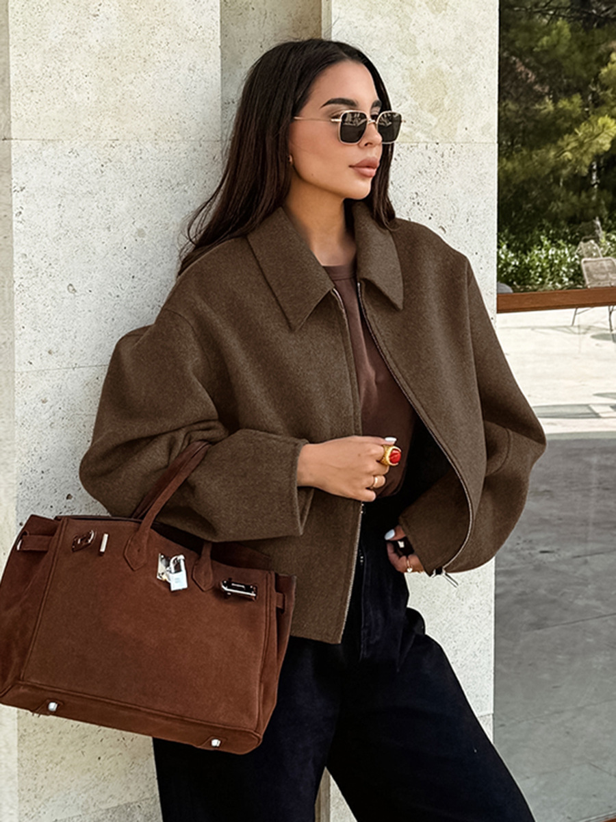 Winter Clothing Colors 2026 - İlkbahar Sonbahar 2026 Bombacı Ceket Kadın