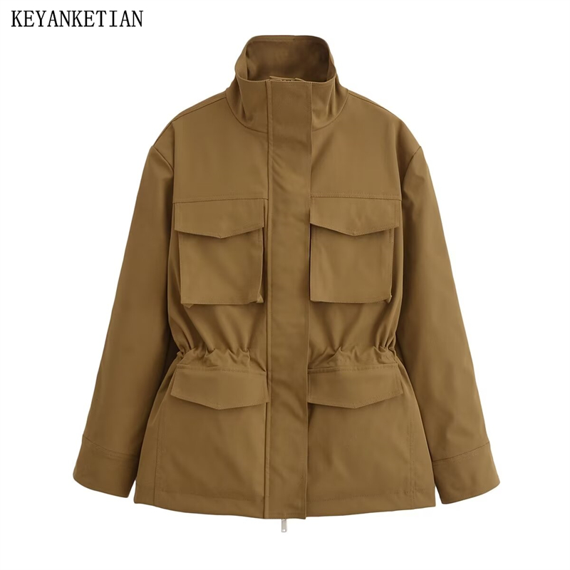 Winter Clothing Pinterest - KEYANKETIAN 2024 sonbahar/kış yeni kadın kısa