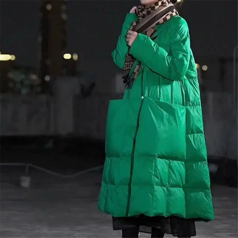Winter Clothing Brand - Boy uzun aşağı ceket büyük cepler