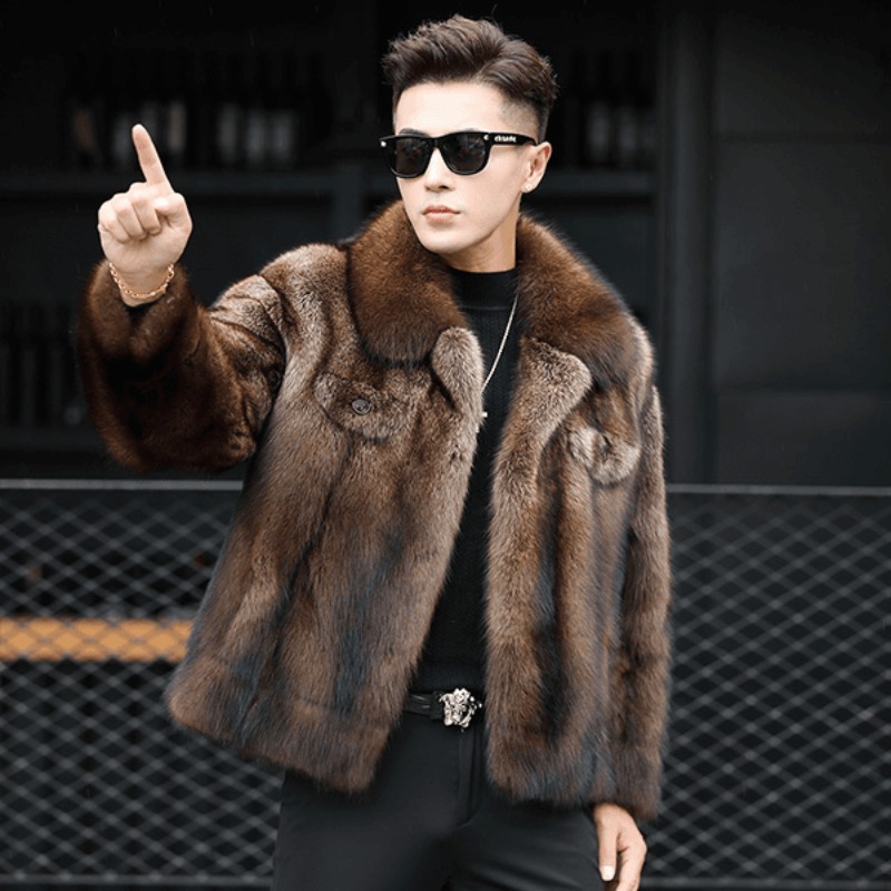 Lüks Marka Erkek Vizon Kürk Ka - Winter Clothing Brand incelemesi ve fiyatı