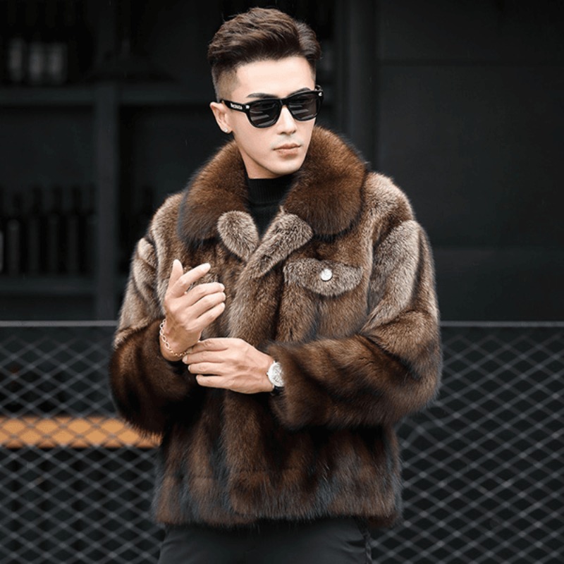 Lüks Marka Erkek Vizon Kürk Ka - Winter Clothing Brand incelemesi ve fiyatı