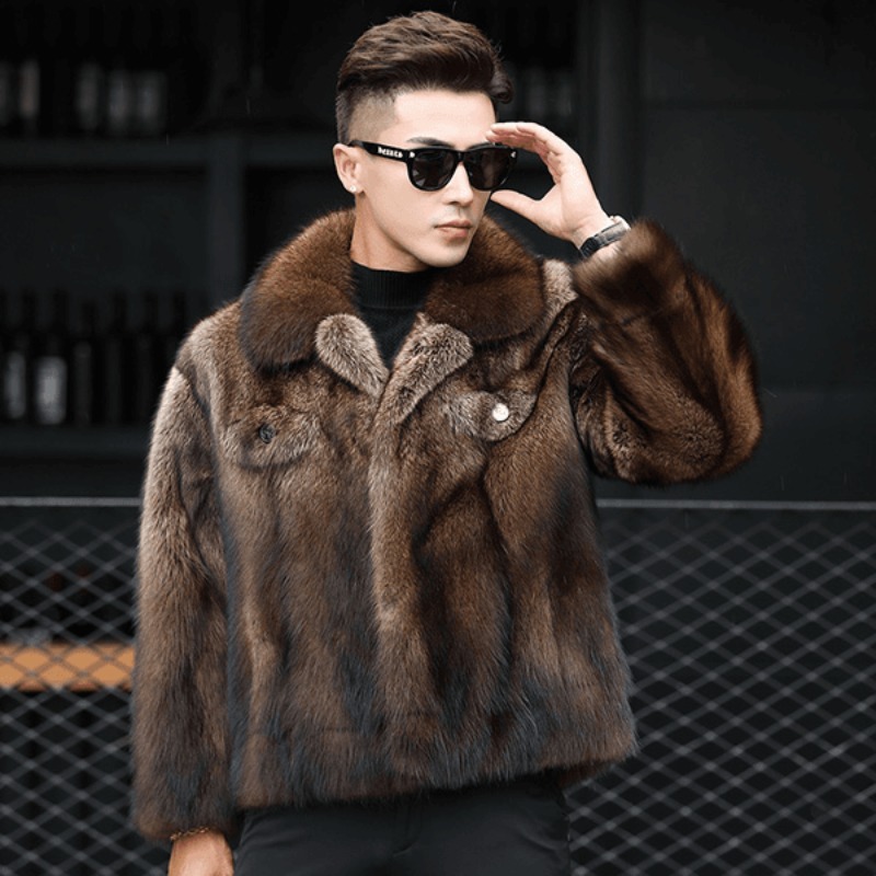 Lüks Marka Erkek Vizon Kürk Ka - Winter Clothing Brand incelemesi ve fiyatı